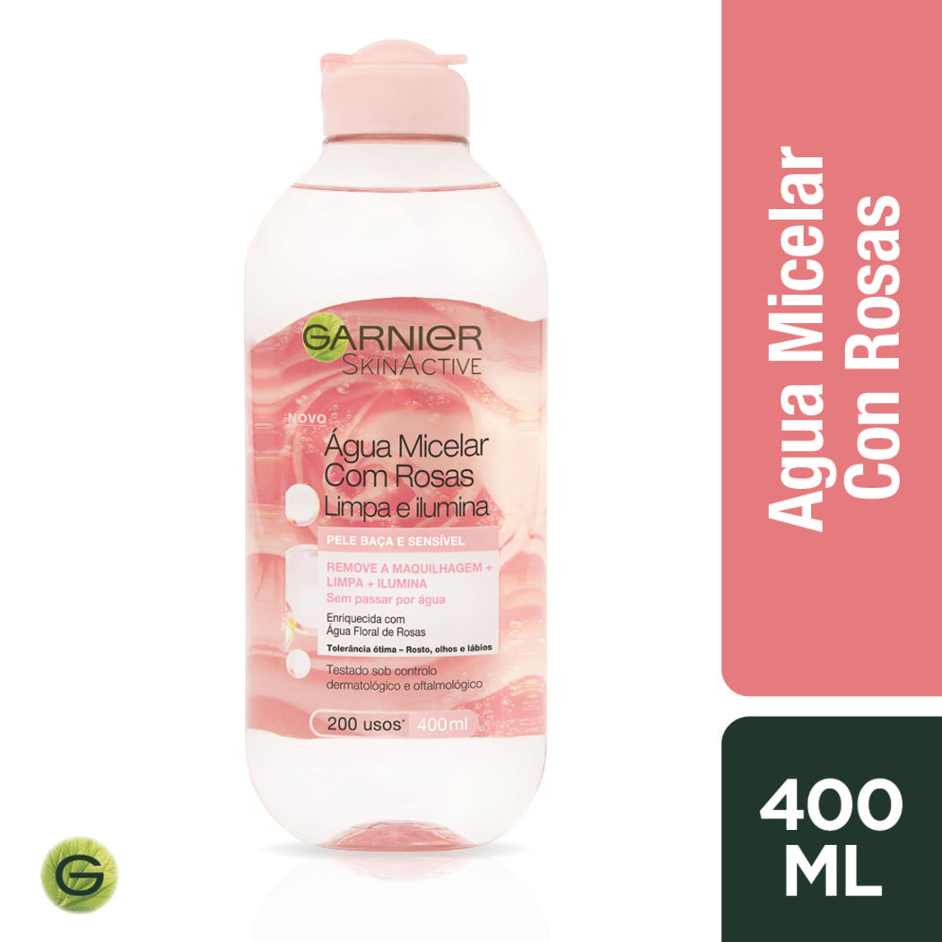 AGUA MICELAR AGUA DE ROSAS X 400 ML GARNIER