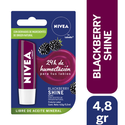 NIVEA LIP CARE BLACKBERRY X 4.8 GR