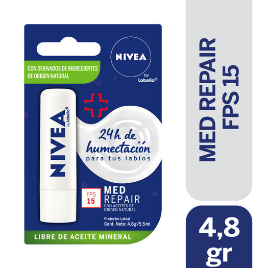 NIVEA LIP CARE MED PROTECTION FPS 15 X 4,8 GR