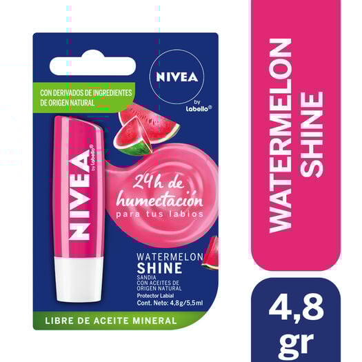NIVEA LIP CARE WATER MELON X 5.5 ML