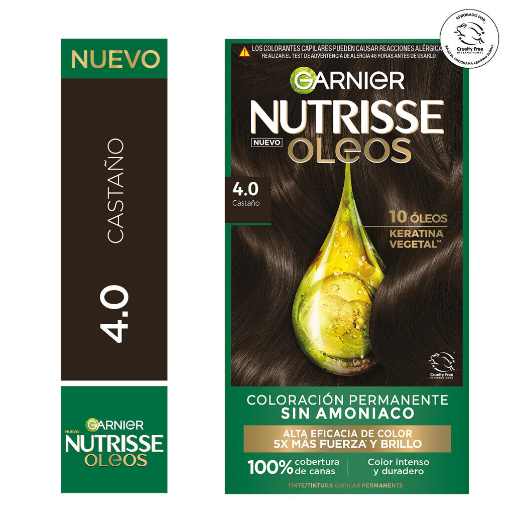 NUTRISSE COLORACION OLEO CASTANO N 4.0