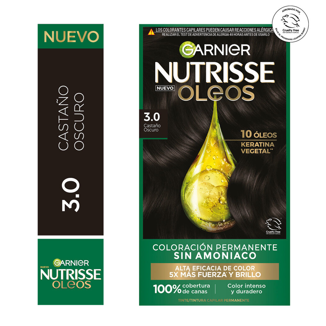 NUTRISSE COLORACION OLEO CASTANO OSCURO N 3.0
