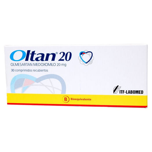 OLMESARTAN COM 20 MG X 30...