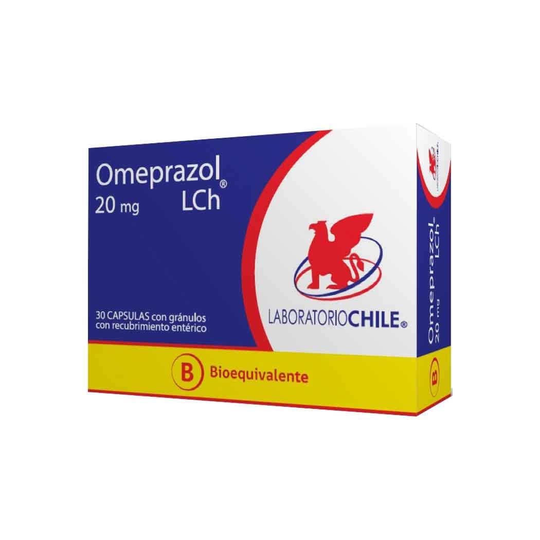 OMEPRAZOL 20 MG X 30 CÁPSULAS CHILE (BE)