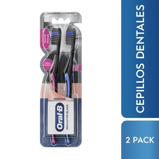 ORAL B CEPILLO INDICATOR BLACK X 2 UND