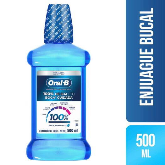 ORAL B ENJUAGUE BUCAL 100%...