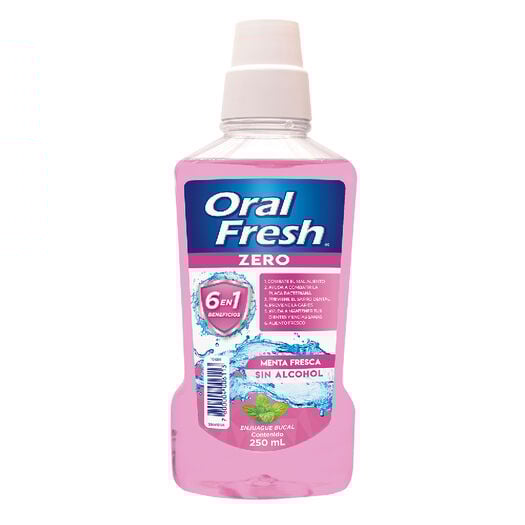 ORALFRESH ENJ ZERO ROSADO X 250 ML
