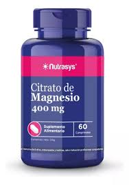 CITRATO DE MAGNESIO COM 400 MG X 60 NUTRASYS