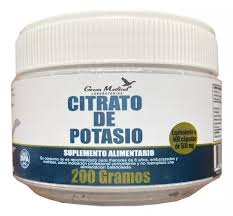 CITRATO DE POTASIO POLVO X 200 GR GREEN MED