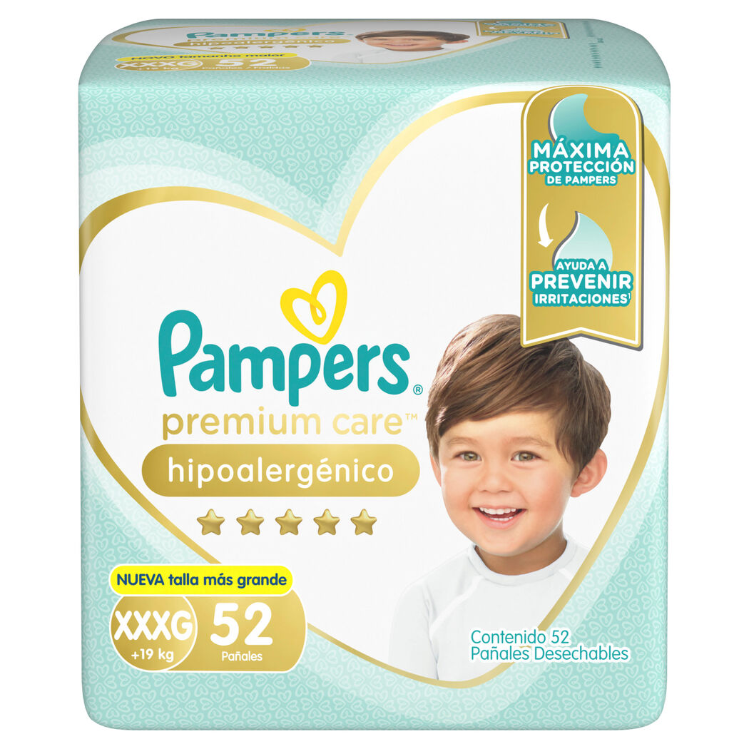 PAMPERS PREMIUM CARE XXXG X 52 UND