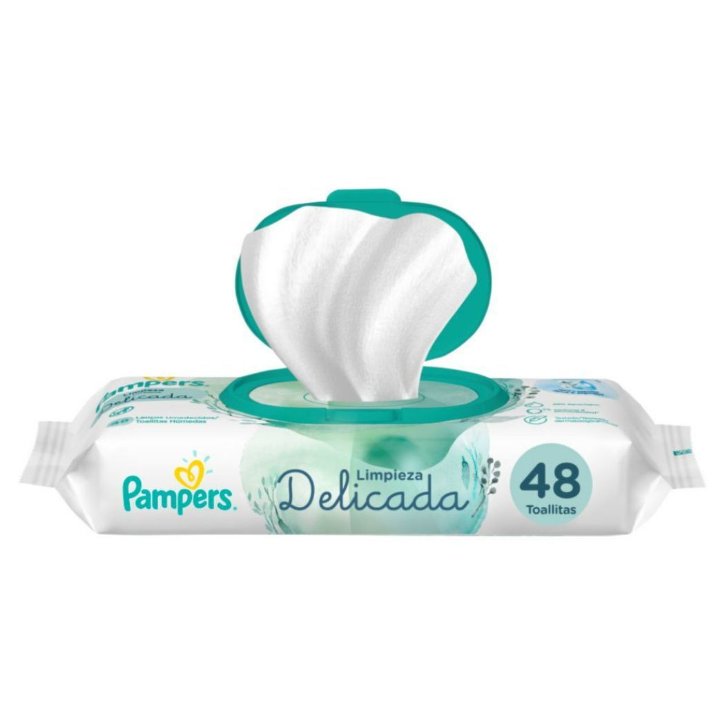 PAMPERS TOALLAS HUMEDAS LIMPIEZA DELICADA X 48