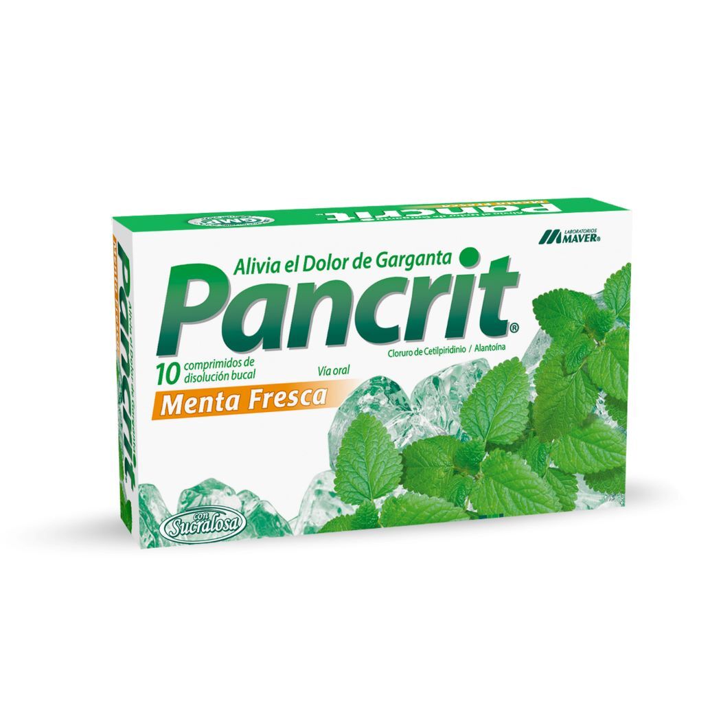 PANCRIT MENTA FRESCA COM X 10