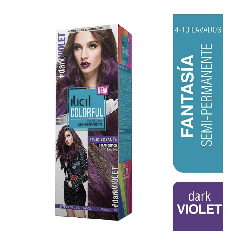 ILICIT COLORFUL DARK VIOLET...