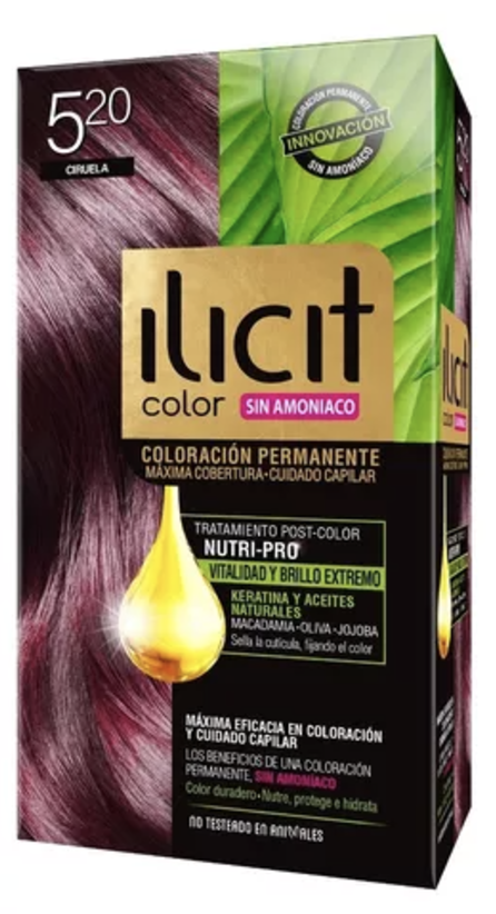 ILICIT SIN AMONIACO 5/20 CIRUELA X 60 GR