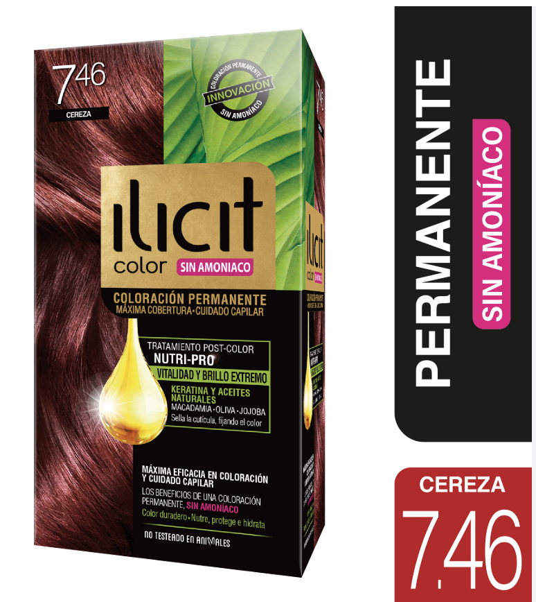 ILICIT SIN AMONIACO 7/46 CEREZA X 60 GR