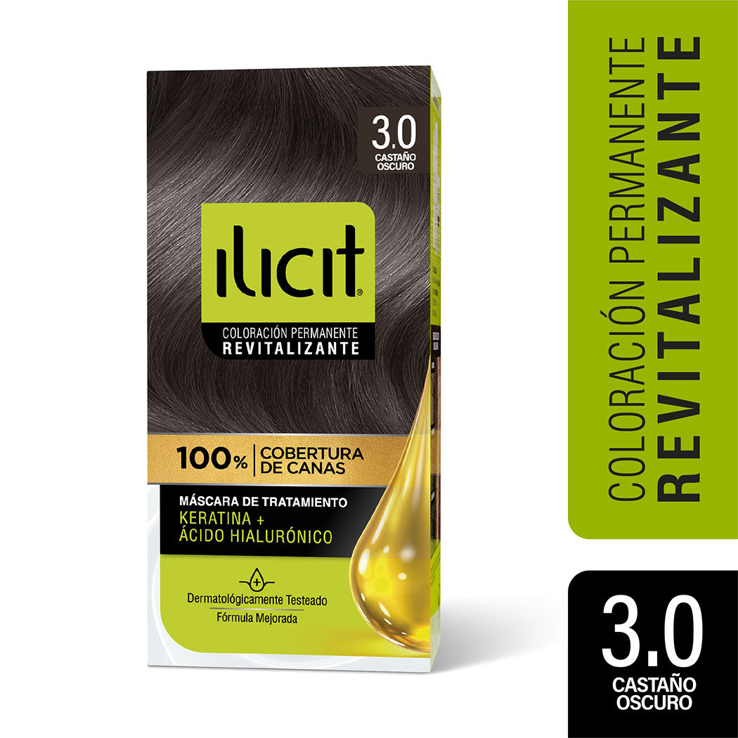 ILICIT 3/0 CASTAÑO OSCURO X 45 GR