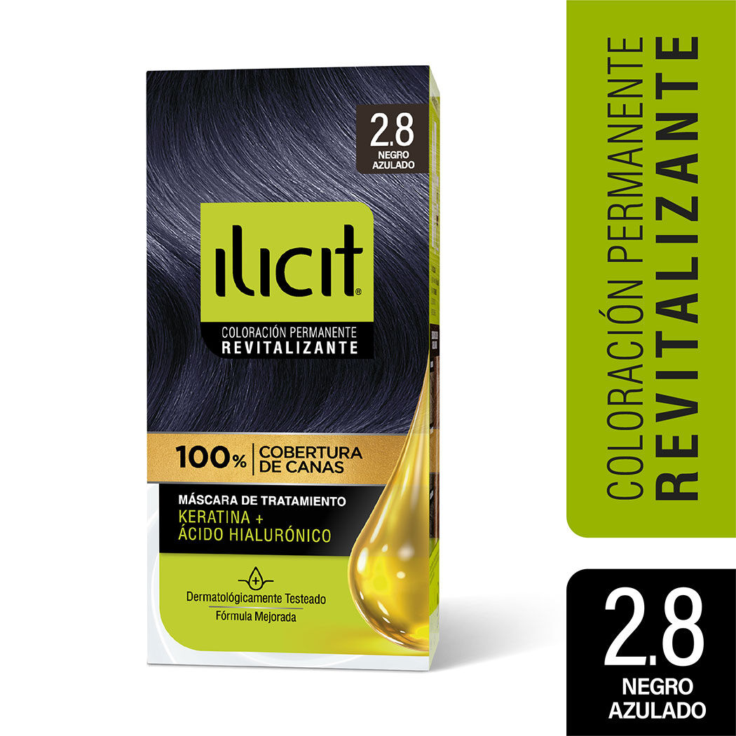 ILICIT 2/8 NEGRO AZULADO X 45 GR