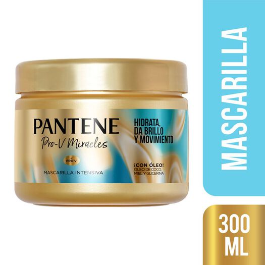 PANTENE MASCARILLA INTENSIVA ALOE COCO MIEL Y GLICERINA X 300 ML