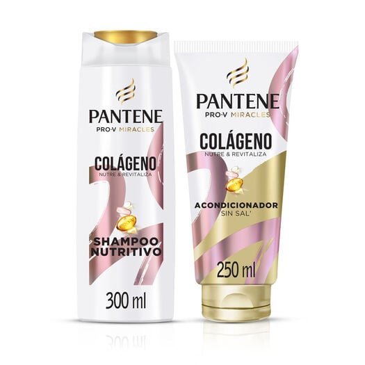 PANTENE PACK COLAGENO SHAMPOO X 300 ML + BALSAMO X 250 ML