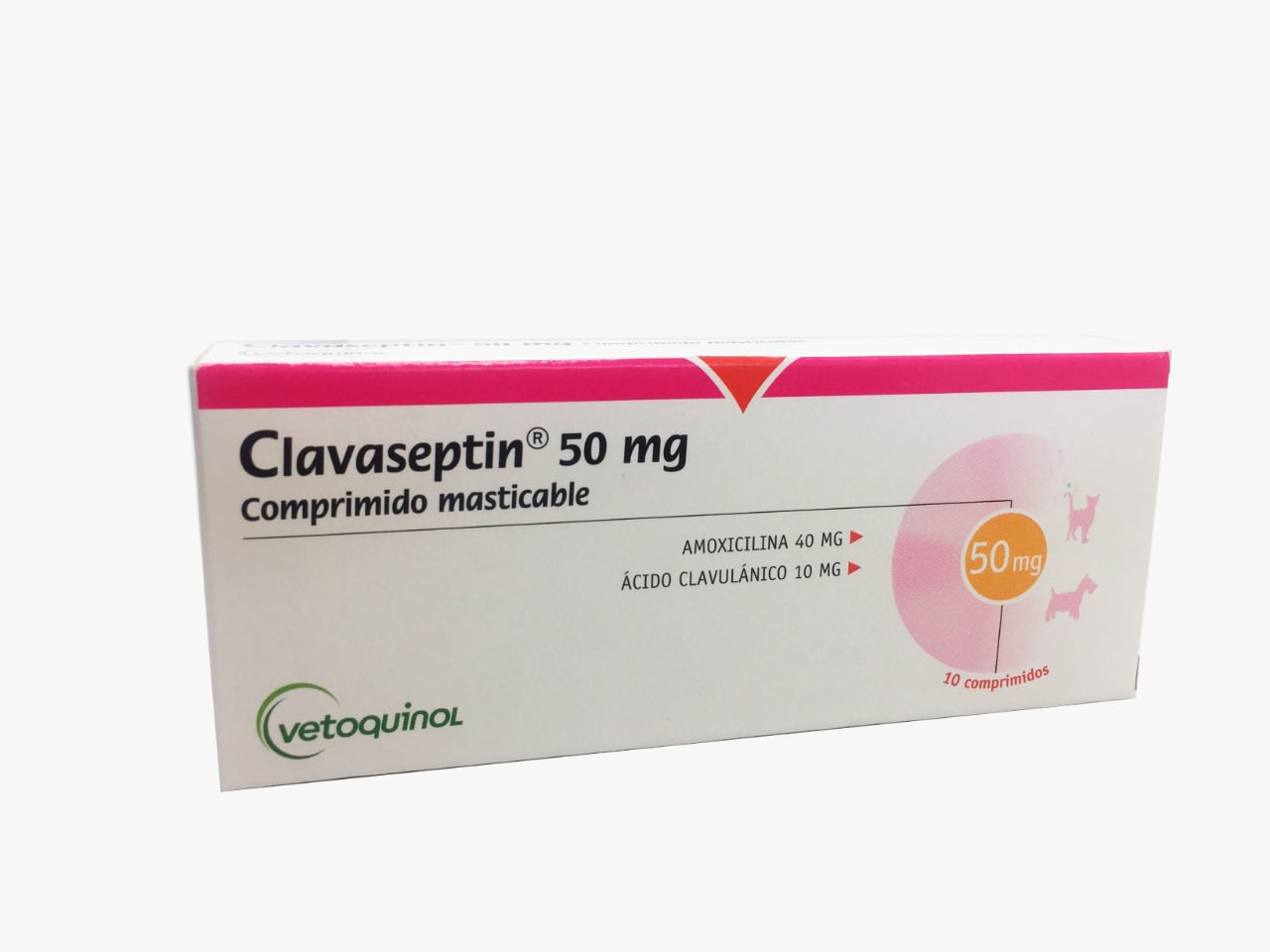 CLAVASEPTIN COM 50 MG X 10