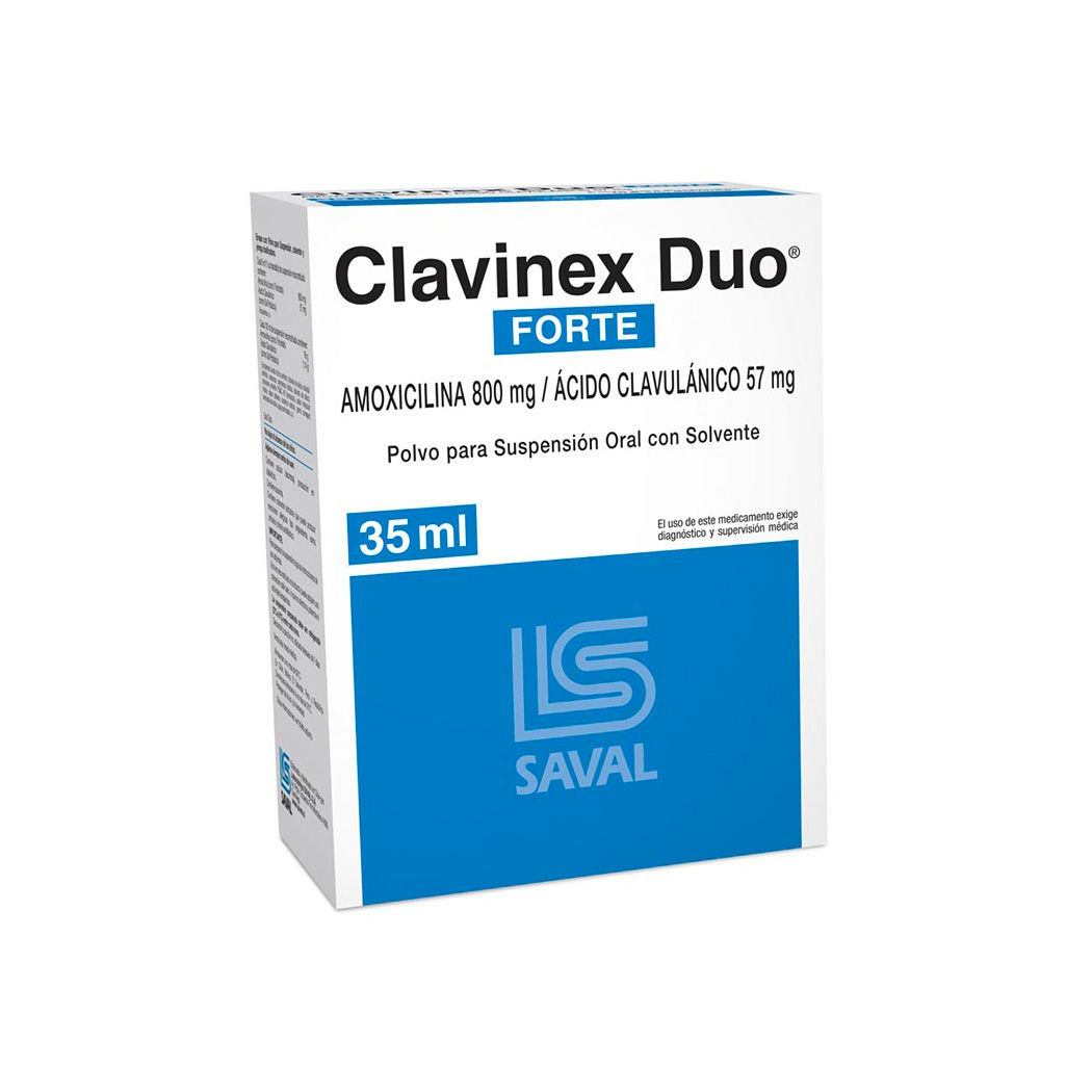 CLAVINEX DUO FORTE SUSPENSIÓN X 35 ML