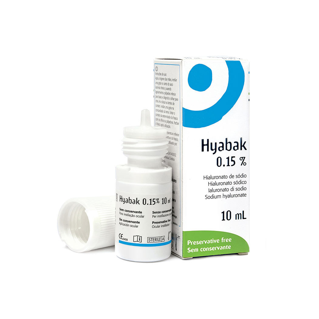 HYABAK SOL OFT 0,15% X 10 ML (DM)