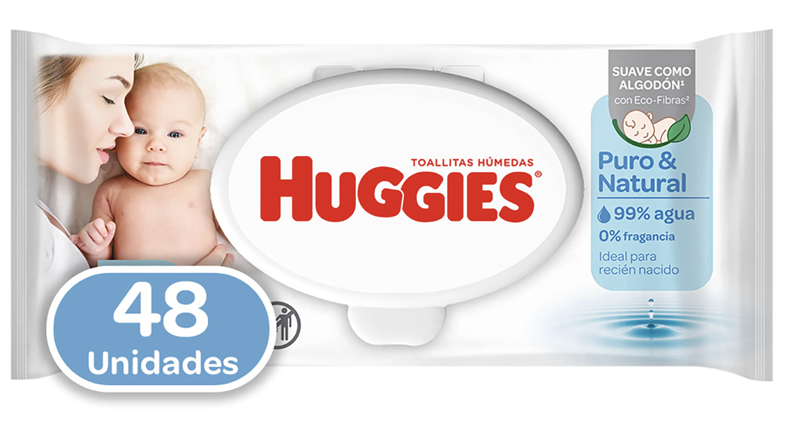 HUGGIES TOA HUMEDA P&N X 48 UND