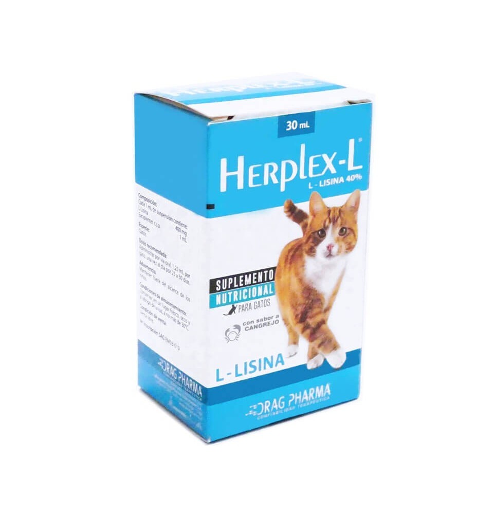 HERPLEX-L GATOS SUS X 30 ML