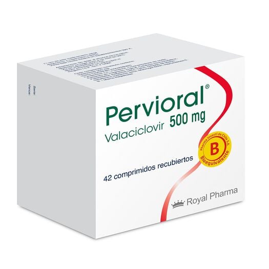 PERVIORAL COM 500 MG X 42