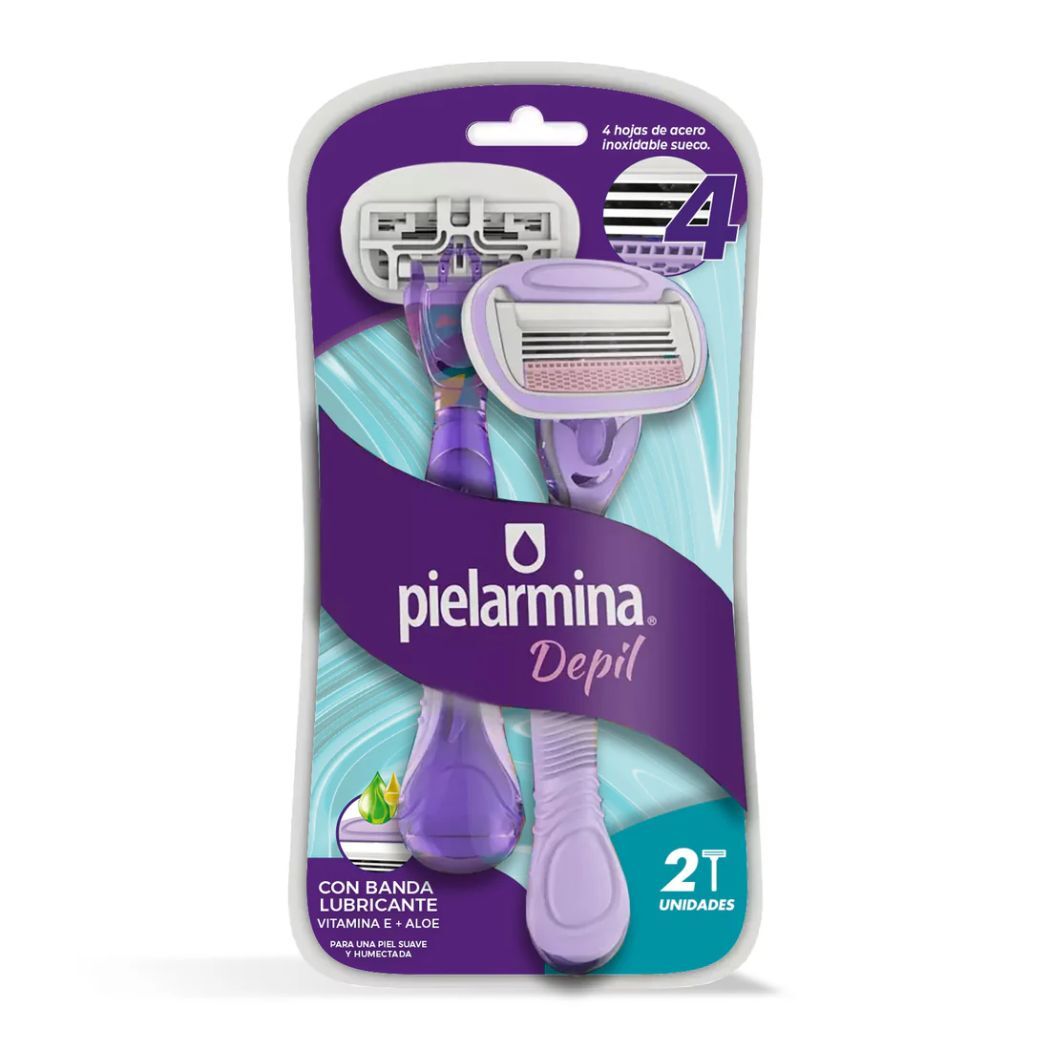 PIELARMINA RASURADORA DEPIL ALOE X 2