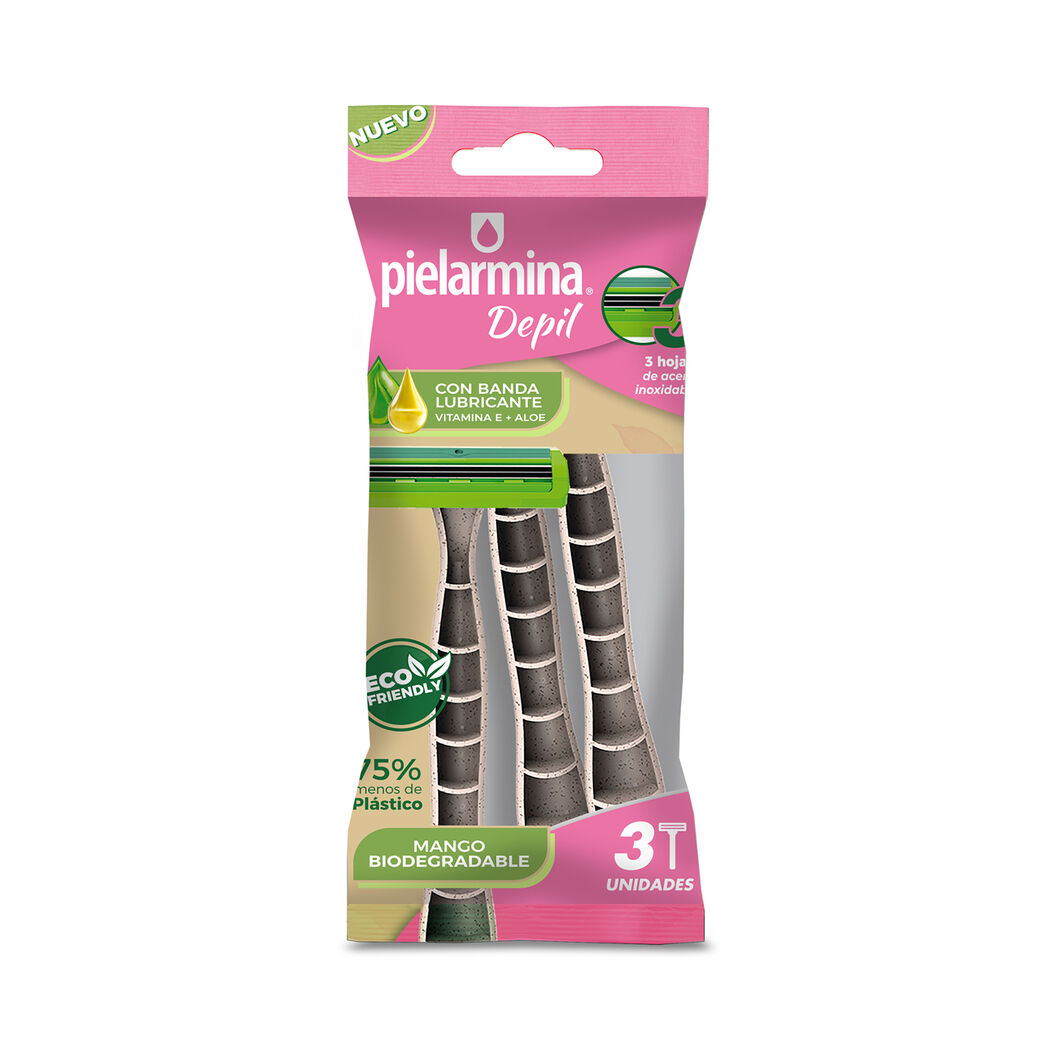 PIELARMINA RASURADORA ECO X 3 UND