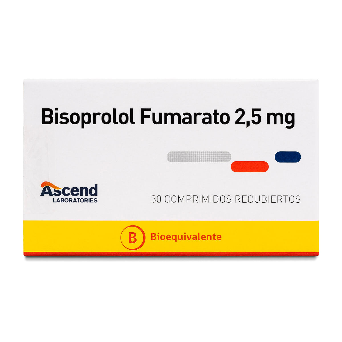 BISOPROLOL COM 2,5 MG X 30 ASCEND (BE)