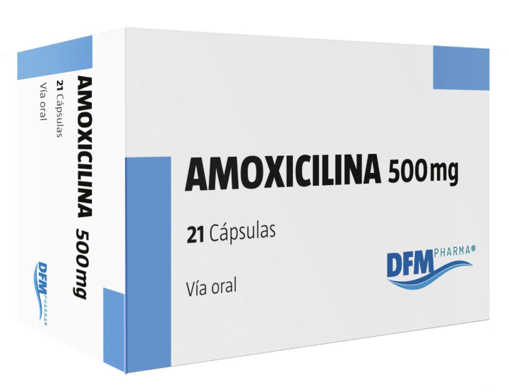 Amoxicilina 500 mg x 21...