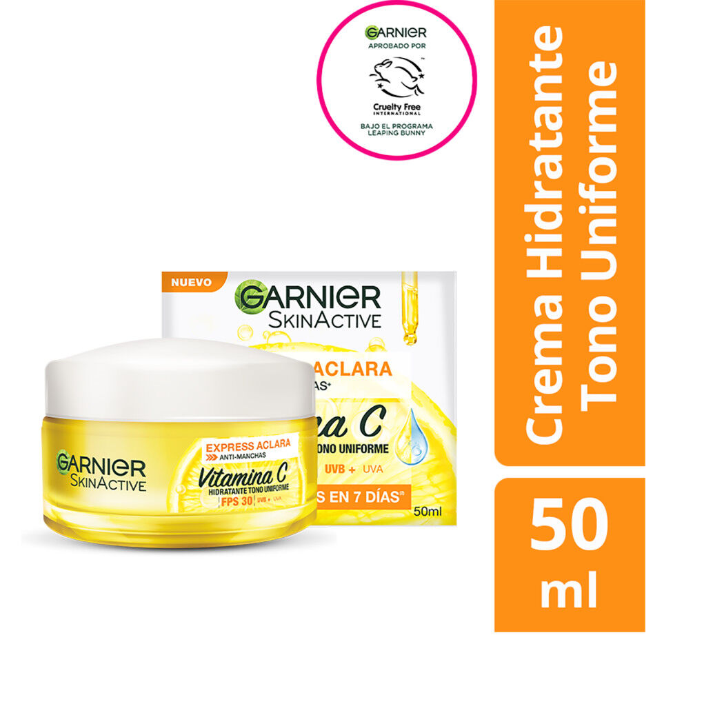 GARNIER EXPRESS ACLARA CREMA FPS 30 X 50 ML