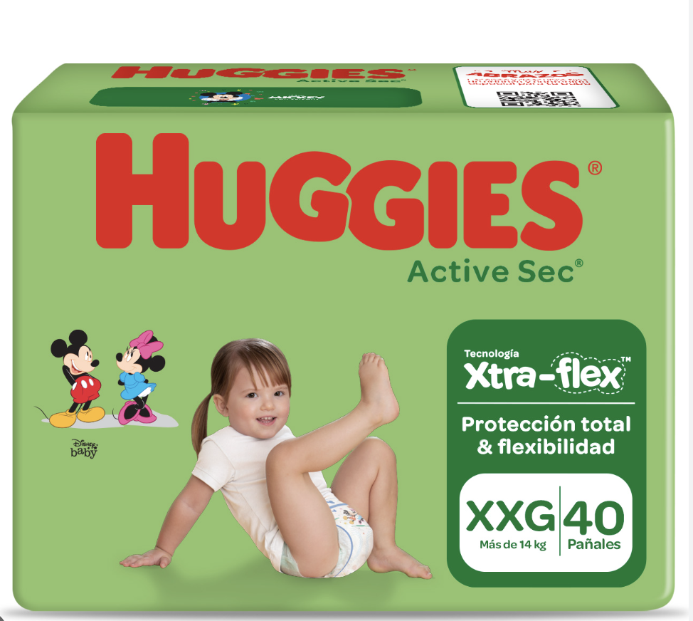 HUGGIES ACTSEC XXG X 40 UND