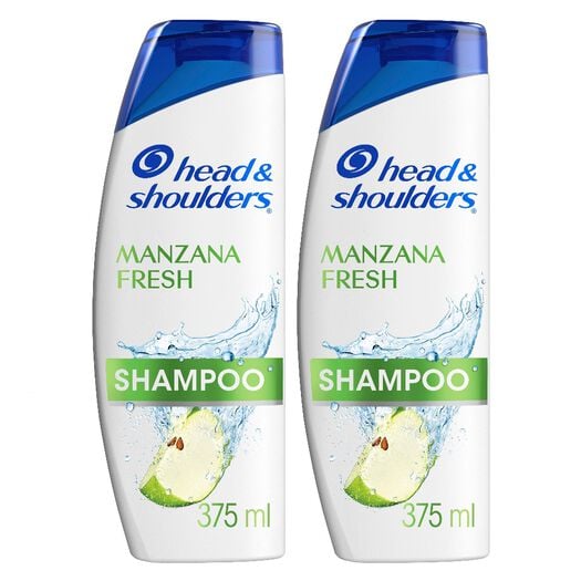 HEAD SHOULDERS SHA MANZANA FRESH X 375 ML X 2 UND