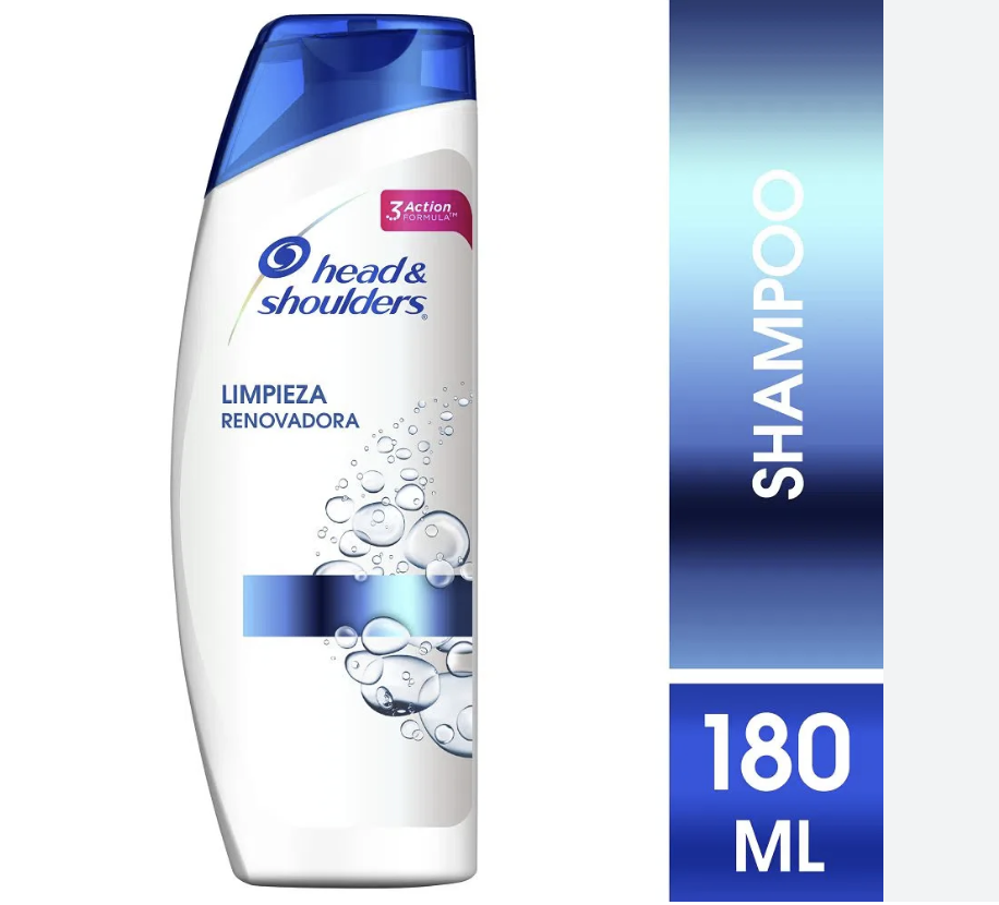 HEAD SHOULDERS SHA LIMPIEZA RENOVADORA X 180 ML
