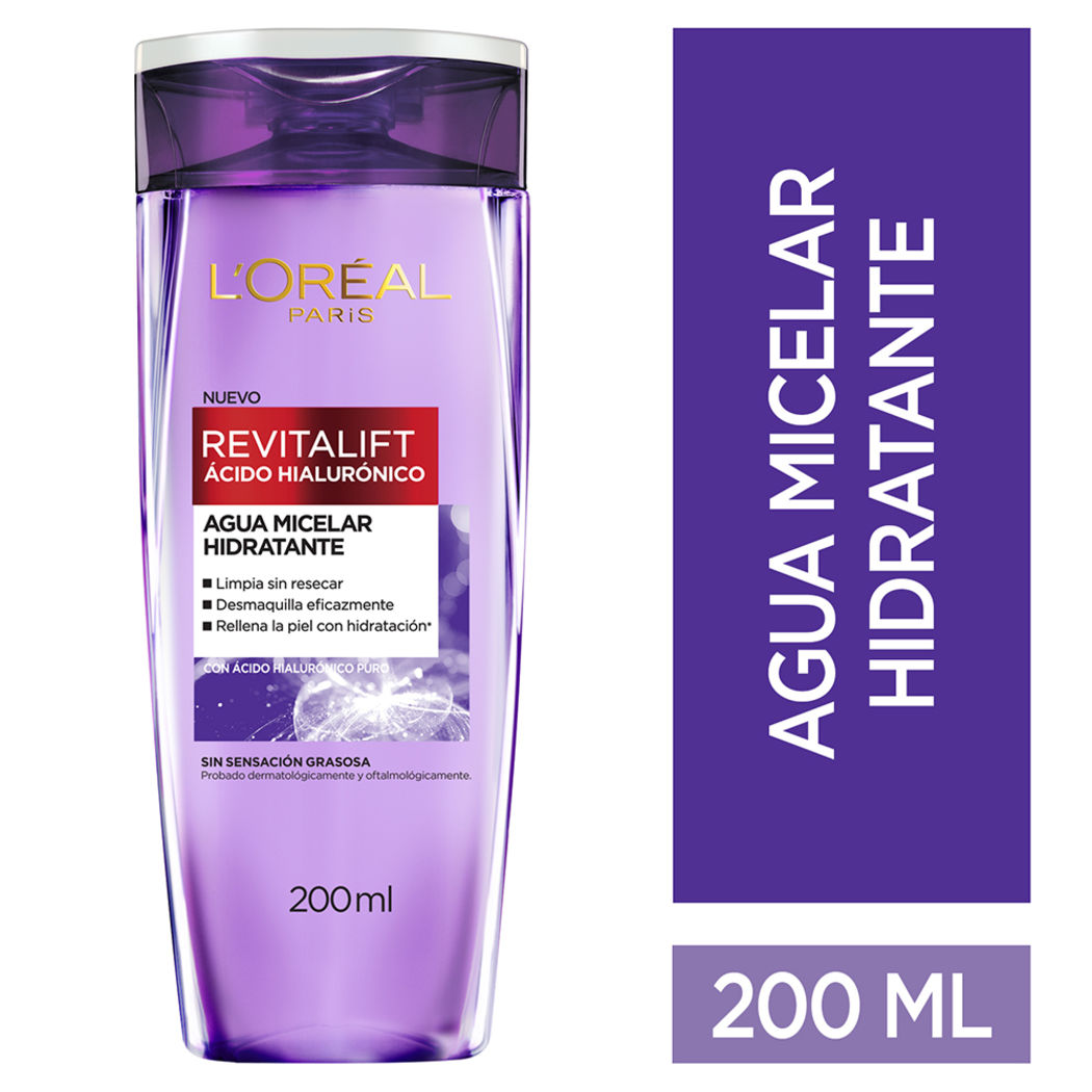 AGUA MICELAR HIALURONICO X 200 ML LOREAL