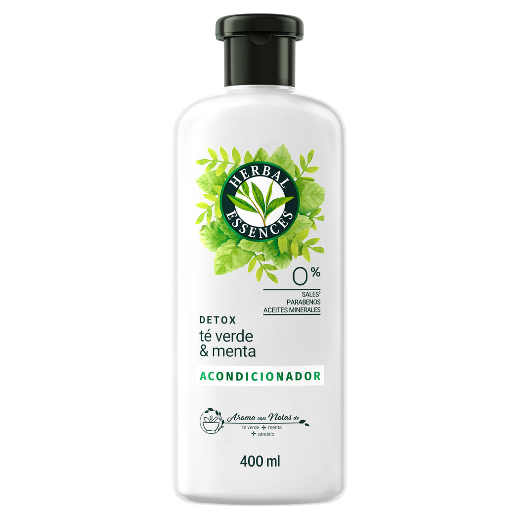 HERBAL ESSENCES ACO DETOX TE VERDE Y MENTA X 400 ML
