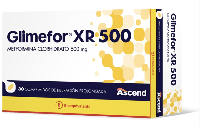 GLIMEFOR XR COM 500 MG X 30