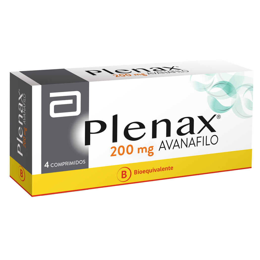PLENAX COM 200 MG X 4 (BE)