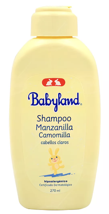 BABYLAND SHAMPOO NIÑOS CAMOMILLA MANZANILLA X 270 ML