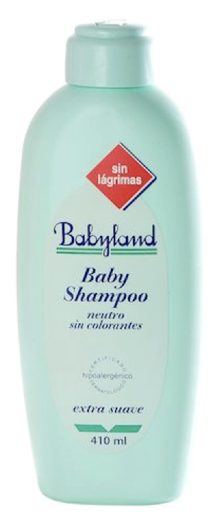 BABYLAND NIÑOS NEUTRO EXTRASUAVE HIPOALERGENICO SHAMPOO X 410 ML