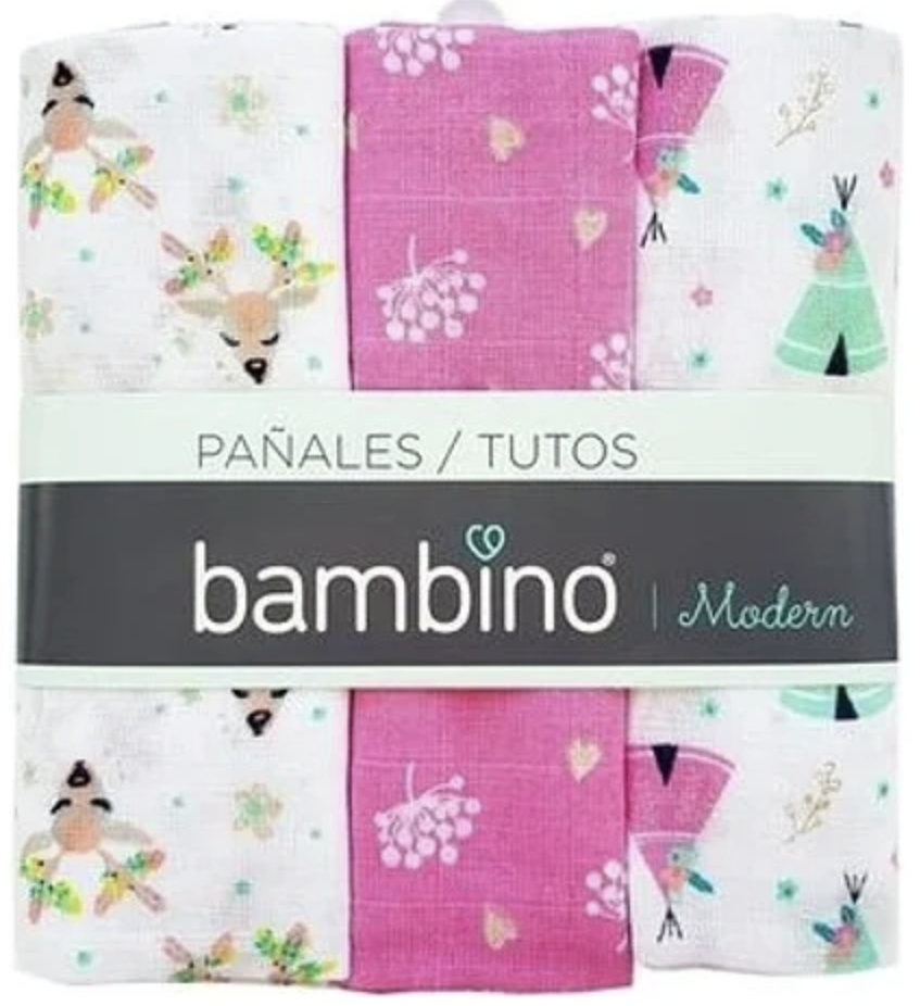 BAMBINO PAÑAL MODERNO NIÑA