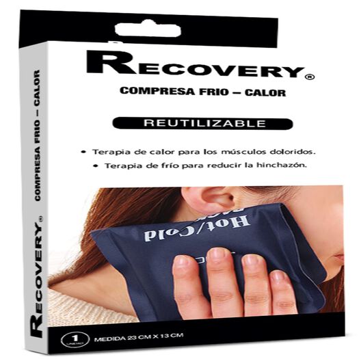 COMPRESA FRIO CALOR 13CM X 23CM RECOVERY