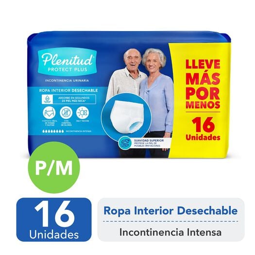 PLENITUD PROTECT PLUS UNISEX P/M PANAL X 16