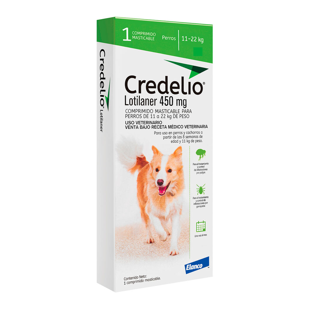 CREDELIO COM MAST PERRO 450 MG 11 A 22 KG X 1