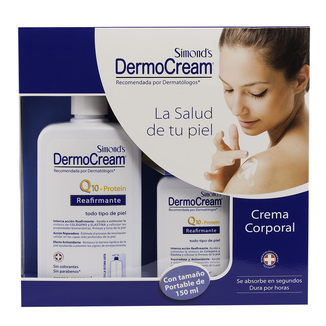 DERMOCREAM ESTUCHE Q10 PROTEIN X 400 ML + CREMA 150 ML